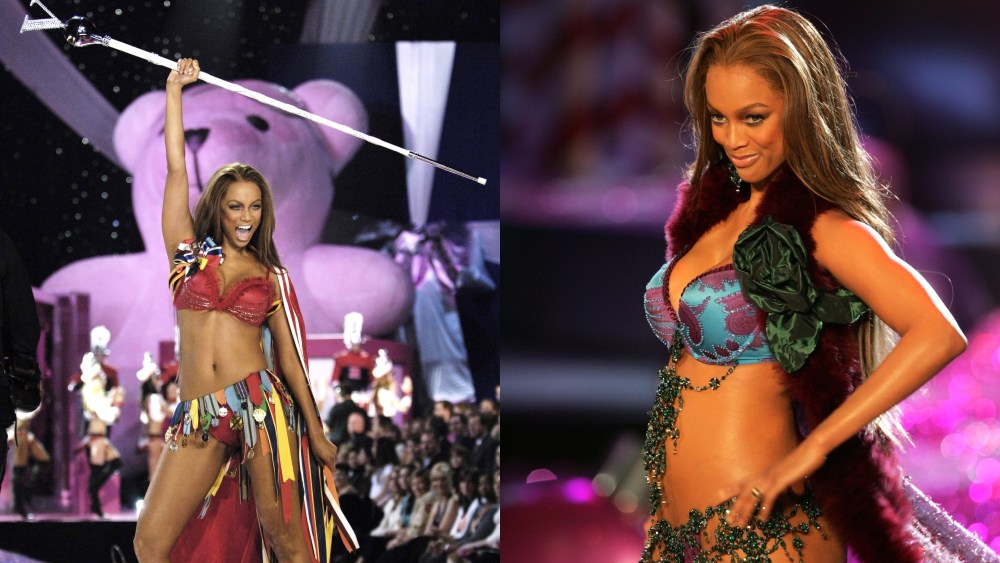 Tyra Banks last final Victoria's Secret Fashion Show, New York City, 2005