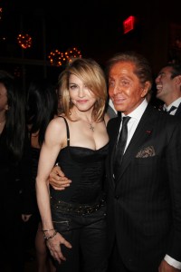 Madonna and Valentino Garavani attend Valentino's The Last Emperor DVD party at The Standard.