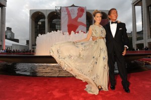 Sarah Jessica Parker and Valentino Garavani attend the New York City Ballet's 2012 fall gala at Lincoln Center.