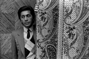 Valentino Garavani in his New York co-op apartment.