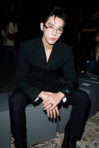 Wang An-yu at Versace Spring 2025 Ready-to-Wear Show at Milan Fashion Week