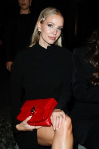 Leonie Hanne at Versace Spring 2025 Ready-to-Wear Show at Milan Fashion Week