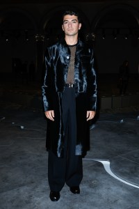 Giacomo Giorgio at Versace Spring 2025 Ready-to-Wear Show at Milan Fashion Week