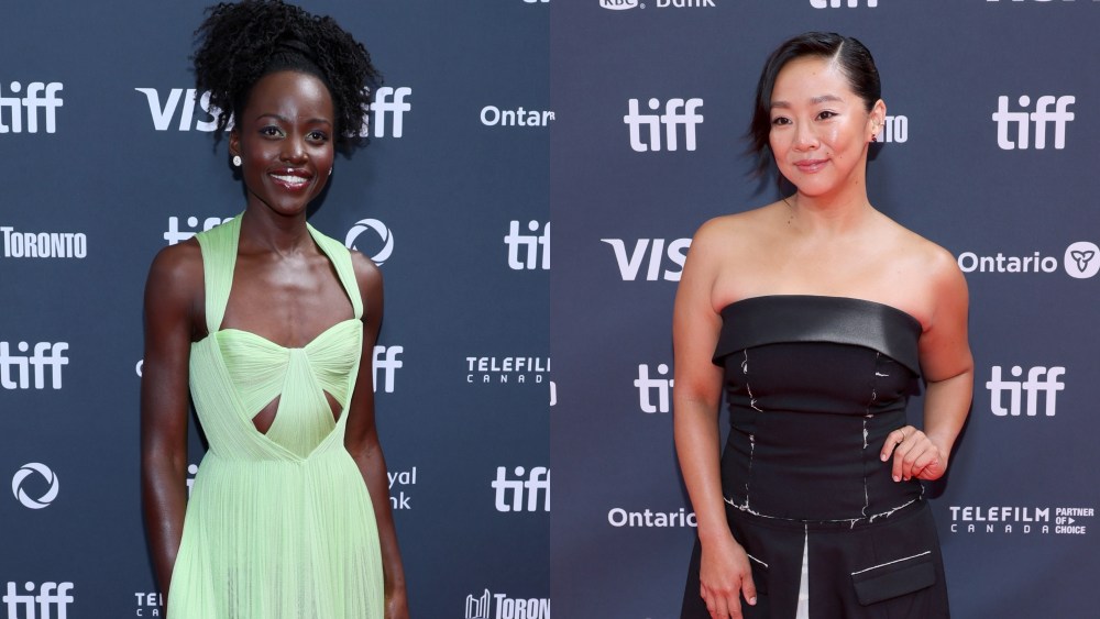 Lupita Nyong'o, Del Core, Stephanie Hsu, Rokh, The Wild Robot, premiere, Toronto International Film Festival
