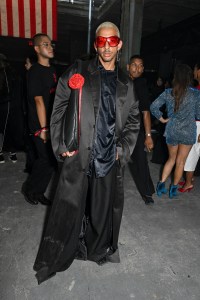 Joel Hilario at the Willy Chavarria Spring 2025 ready-to-wear show.