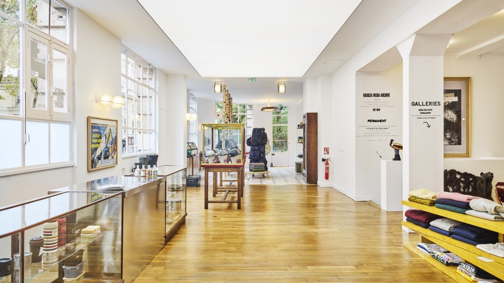 Inside Ramdane Touhami's Words, Sounds, Colors and Shapes boutique in Paris.