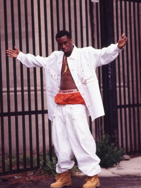 Sean Combs in Karl Kani.