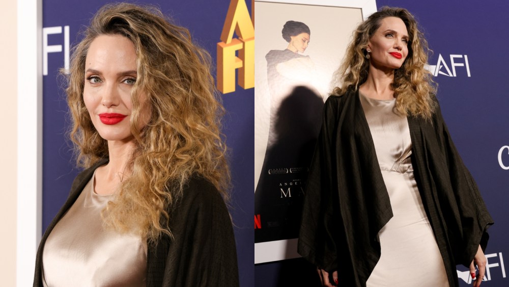 Angelina Jolie at the premiere of "Maria" during AFI Fest on Oct. 26 in Los Angeles.