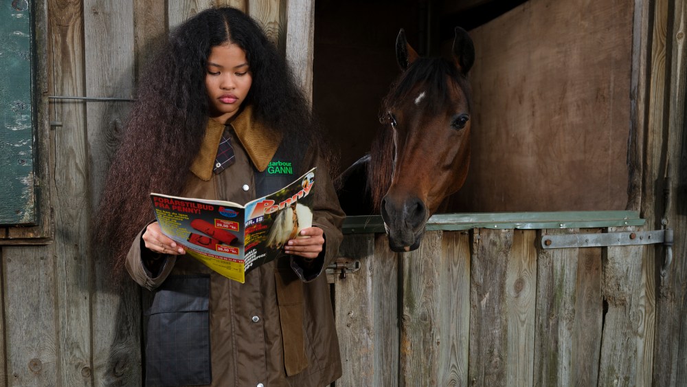 Ganni Barbour third collaboration