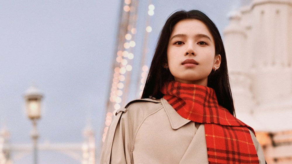 Zhang Jingyi in Burberry’s First Outerwear Campaign Under CEO Josh Schulman.