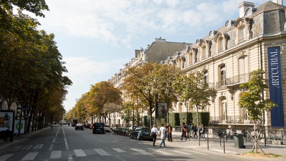 Avenue Montaigne in Paris.