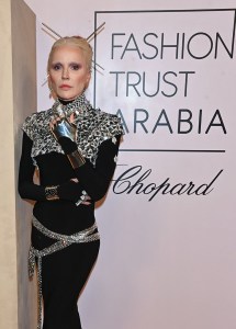 MARRAKESH, MOROCCO - OCTOBER 24: Daphne Guinness attends Fashion Trust Arabia 2024 at El Badi Palace on October 24, 2024 in Marrakech, Morocco.

Photo by Dave Benett