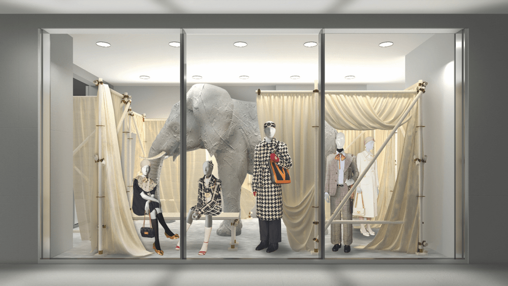 Elephant Space at Dover Street Market Ginza - rendering