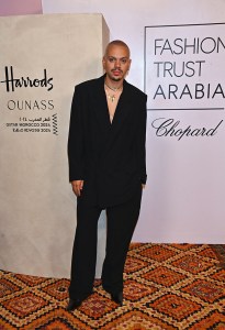 MARRAKESH, MOROCCO - OCTOBER 24: Evan Ross aka Evan Olav Næss attends Fashion Trust Arabia 2024 at El Badi Palace on October 24, 2024 in Marrakech, Morocco.

Photo by Dave Benett