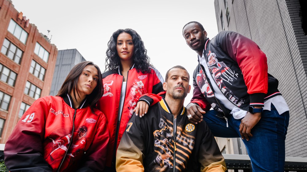 Looks from FE's The Legends of the Game hockey bomber jackets.