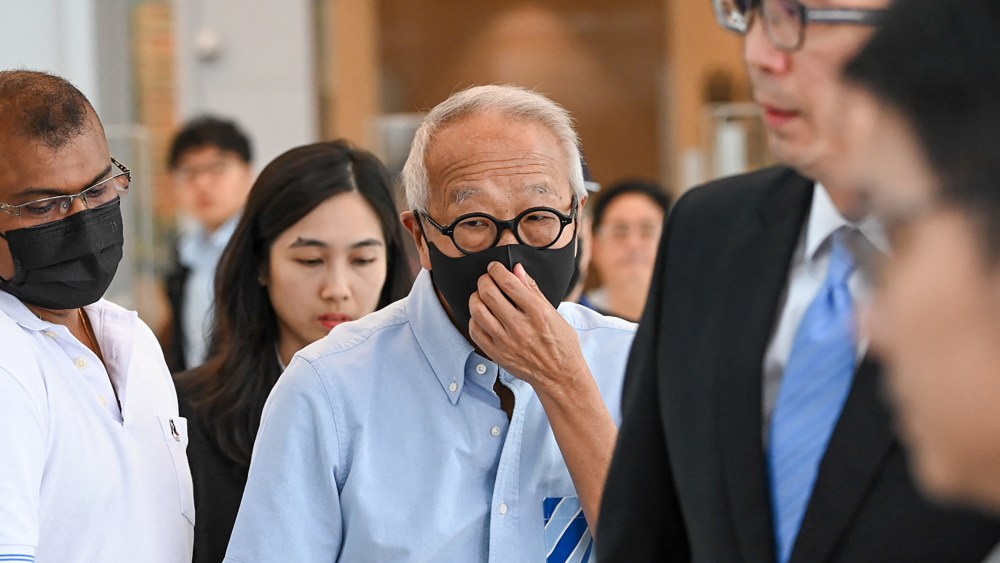 Ong Beng Seng leaves the State Court in Singapore on October 4, 2024.