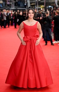 LONDON, ENGLAND - OCTOBER 11: Selena Gomez attends the "Emilia Perez" Headline Gala during the 68th BFI London Film Festival at The Royal Festival Hall on October 11, 2024 in London, England. (Photo by Jeff Spicer/Getty Images for BFI)
