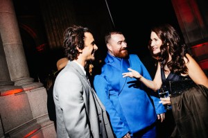 Christian Cowan, Sam Smith and Kristin Davis