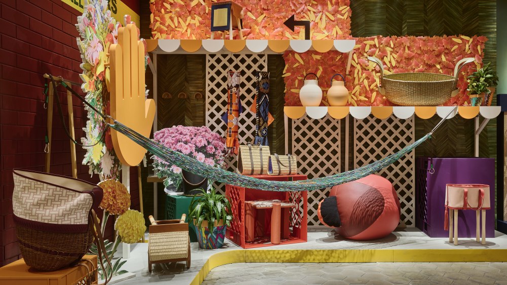 The petit h installation at Hermes's Madison Avenue store.