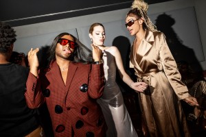 Law Roach, Gigi Goode, and Kerri Colby
