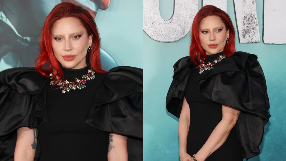 Lady Gaga at the “Joker: Folie à Deux” premiere on Sept. 30 in Los Angeles, Celine, Tiffany