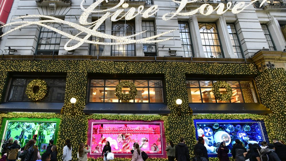 Macy's Herald Square 2023 holiday windows.