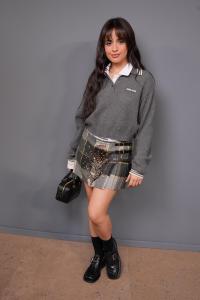 Camila Cabello at Miu Miu RTW Spring 2025 as part of Paris Ready to Wear Fashion Week held at Palais d'Iéna on October 1, 2024 in Paris, France.