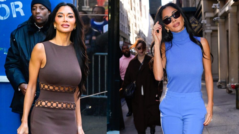 Nicole Scherzinger in New York on Oct. 25, Cult Gaia, Michael Kors, Gianvito Rossi