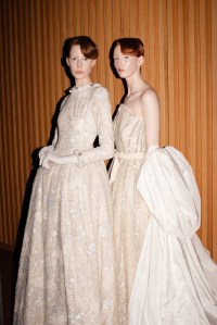 Backstage at Richard Quinn Fall 2024 Ready-to-Wear
