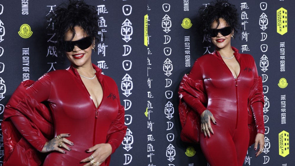 Rihanna attends Moncler's City of Genius event on Oct. 19 in Shanghai.