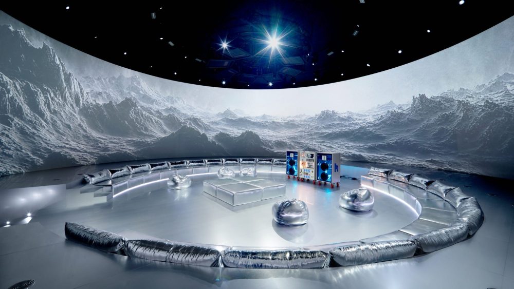 Inside the Moncler City of Genius spectacle in Shanghai.