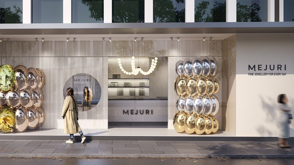 Mejuri's Holt Renfrew storefront