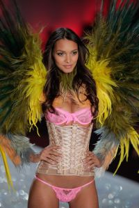 Lais Ribeiro walks in the 2013 Victoria's Secret Fashion Show.