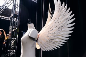 Backstage at the Victoria Secret Fashion Show 2024