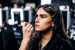 Backstage at the Victoria Secret Fashion Show 2024