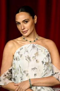 Gal Gadot at the Fourth Annual Academy Museum Gala held at Academy Museum of Motion Pictures on October 19, 2024 in Los Angeles, California.