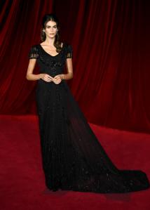 Kaia Gerber at the Fourth Annual Academy Museum Gala held at Academy Museum of Motion Pictures on October 19, 2024 in Los Angeles, California.