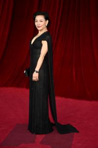 Joan Chen at the Fourth Annual Academy Museum Gala held at Academy Museum of Motion Pictures on October 19, 2024 in Los Angeles, California.
