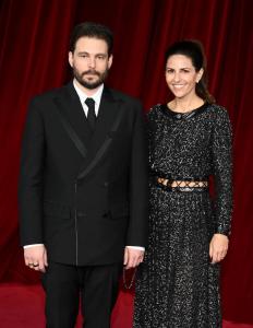 Sam Levinson, Ashley Lent Levinson at the Fourth Annual Academy Museum Gala held at Academy Museum of Motion Pictures on October 19, 2024 in Los Angeles, California.