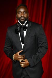 Brian Tyree Henry at the Fourth Annual Academy Museum Gala held at Academy Museum of Motion Pictures on October 19, 2024 in Los Angeles, California.