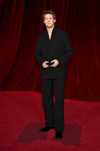 Joe Alwyn at the Fourth Annual Academy Museum Gala held at Academy Museum of Motion Pictures on October 19, 2024 in Los Angeles, California.