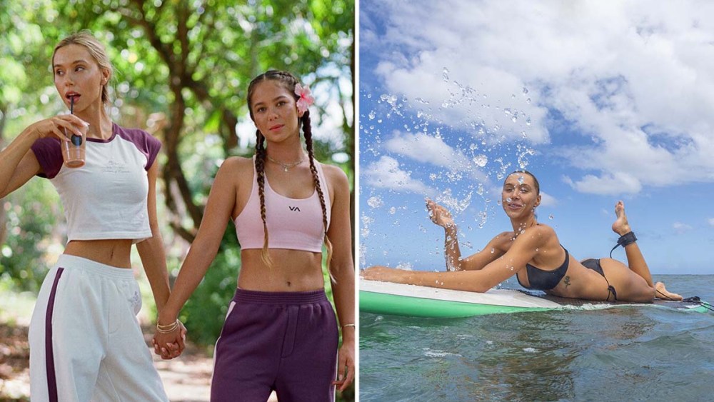 Alexis Ren and Bettylou Sakura Johnson in RVCA's FW24 Sport VA Campaign - Photos