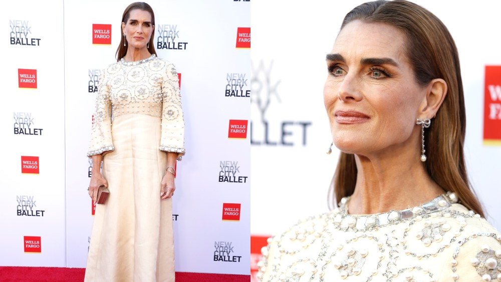 brooke shields, new york city ballet gala