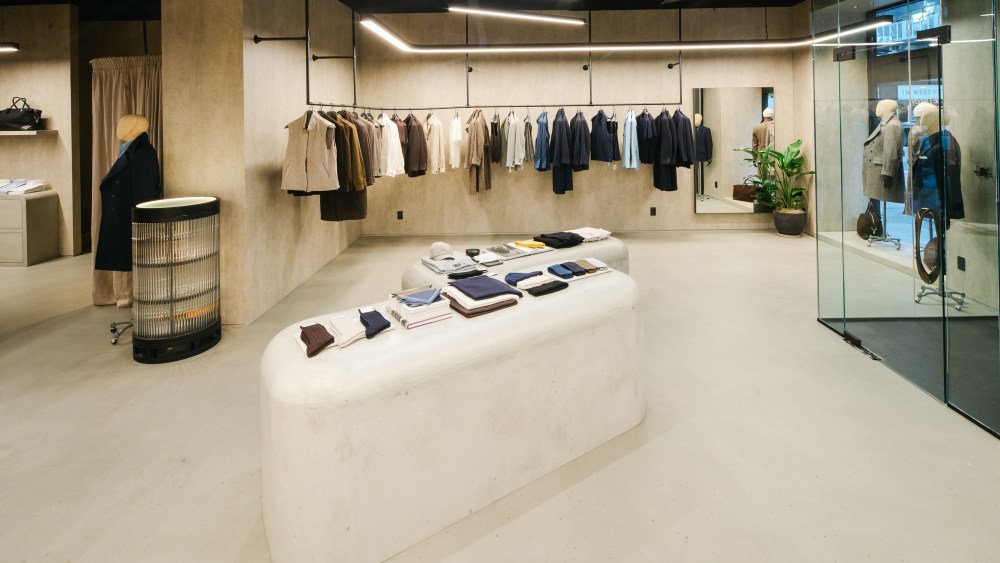 A look inside the Cad & The Dandy men's store dedicated to Ready-to-Wear collection.
