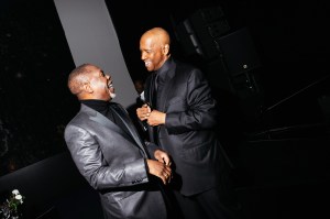 Michael Potts and Denzel Washington