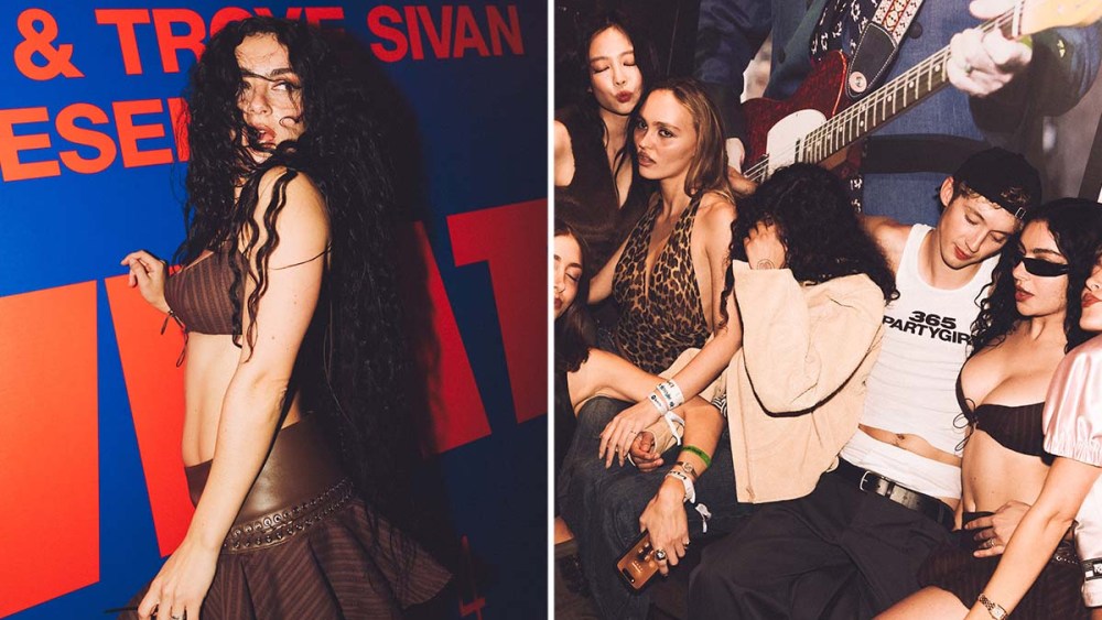 Charli XCX, Lily Rose-Depp, and more stars at the Spotify Sweat After Party at the Kia Forum in Los Angeles, Oct. 17.