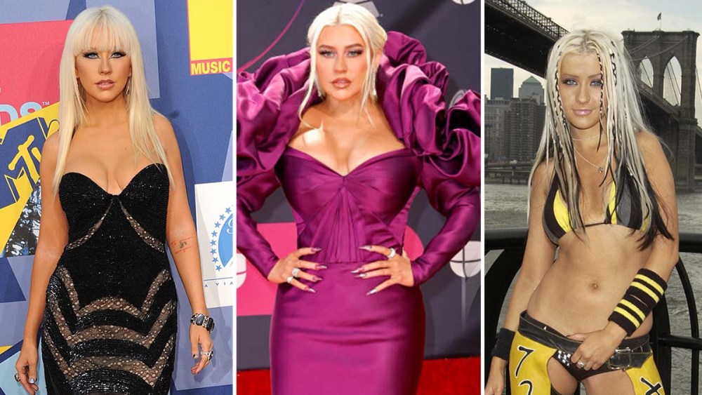 Christina Aguilera's style throughout the years
