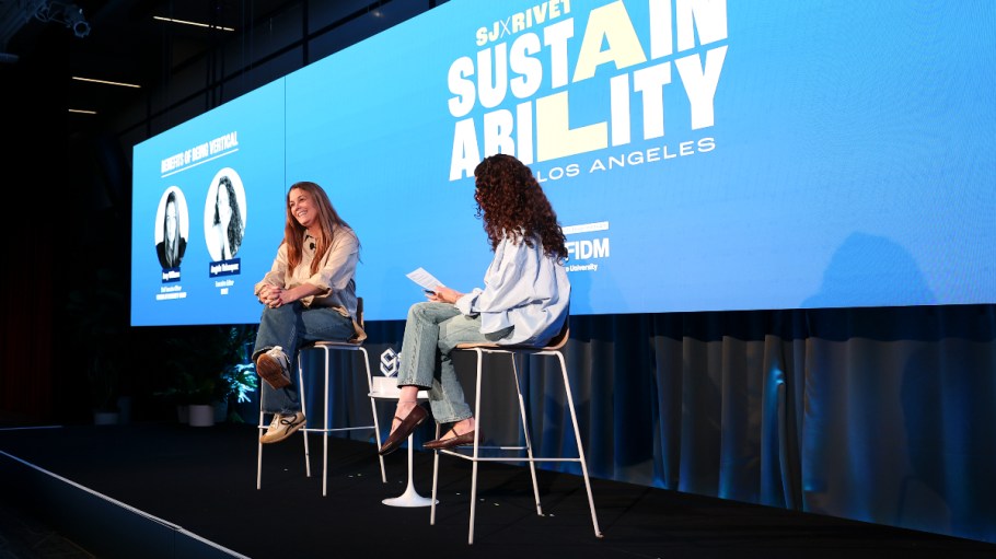 Amy Williams, CEO of Citizens of Humanity, in conversation with Angela Velasquez, executive editor of Rivet.