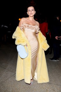 Bella Thorne at the Coperni Spring 2025 ready-to-wear show
