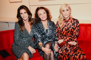 Cindy Crawford, Diane von Furstenberg, and Alexandra von Fürstenberg